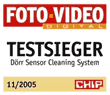 Testato in germania dalla rivista CHIP come miglior kit di pulizia per fotocamere digitali