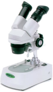 Stereomicroscopi con doppia illuminazione