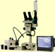 Videomicroscopia, Fibre ottiche, Stativi